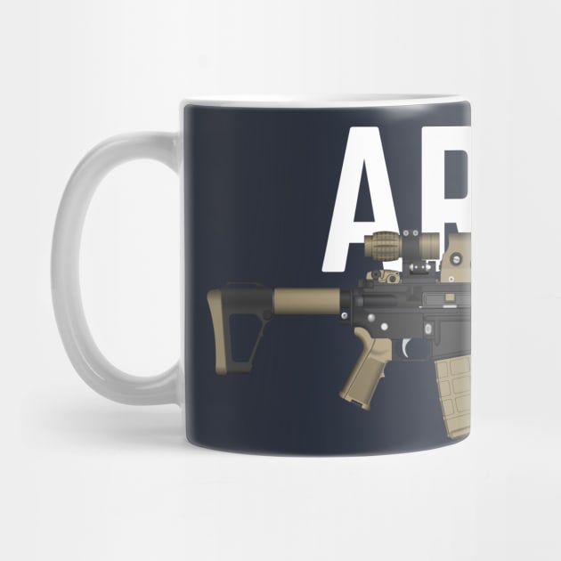 Assault Rifle AR 15 by Aim For The Face